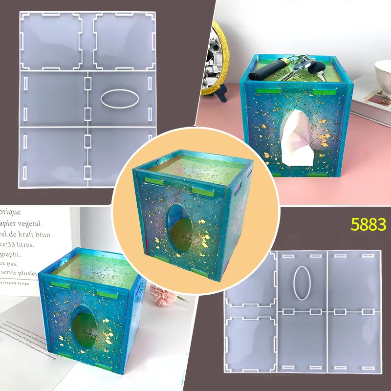 Коробка для извлечения бумаги силиконовая форма сделай сам квадратная коробка