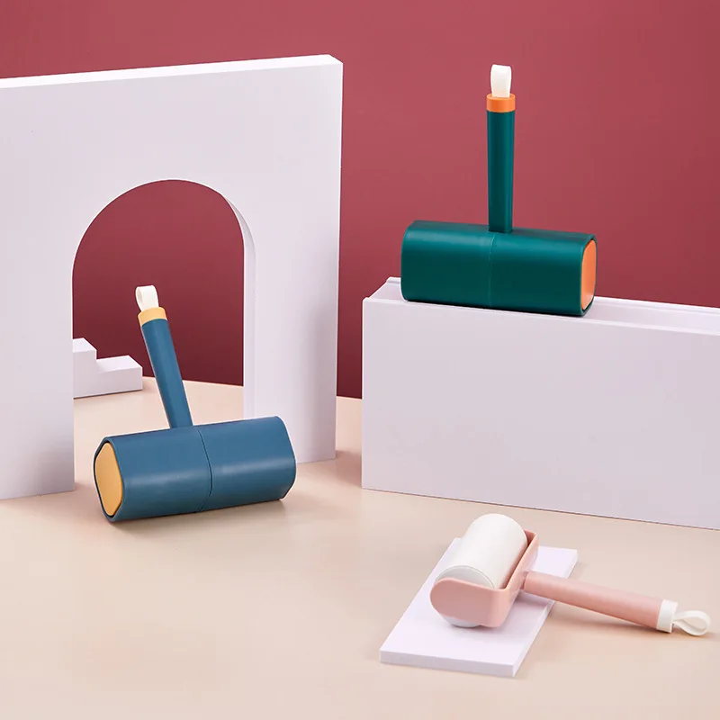 

Square Contrast Color Gluing Device Tear Type Roller Brush Dust Removal Coat Hair Removal Brush Pet Hair Staining Device Repeat