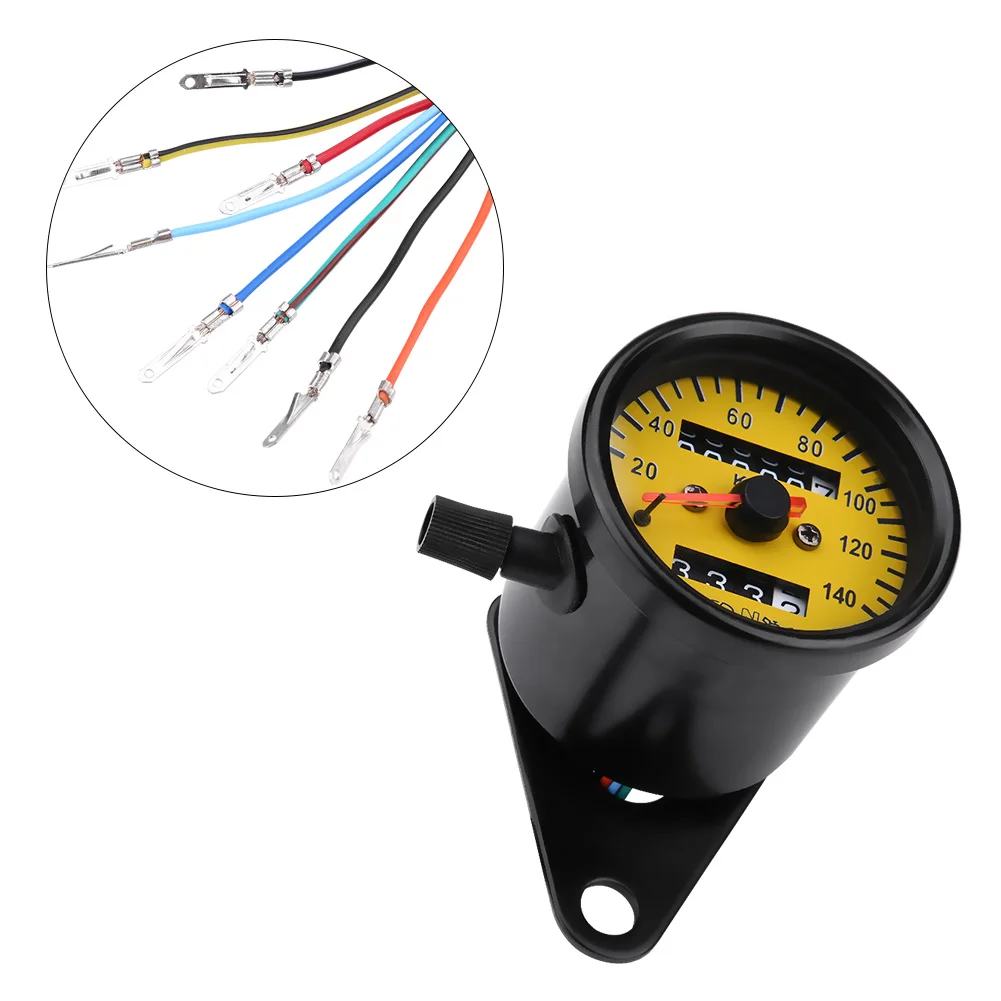 60 мм мотоциклетный одометр спидометр с индикатором черный | Автомобили и