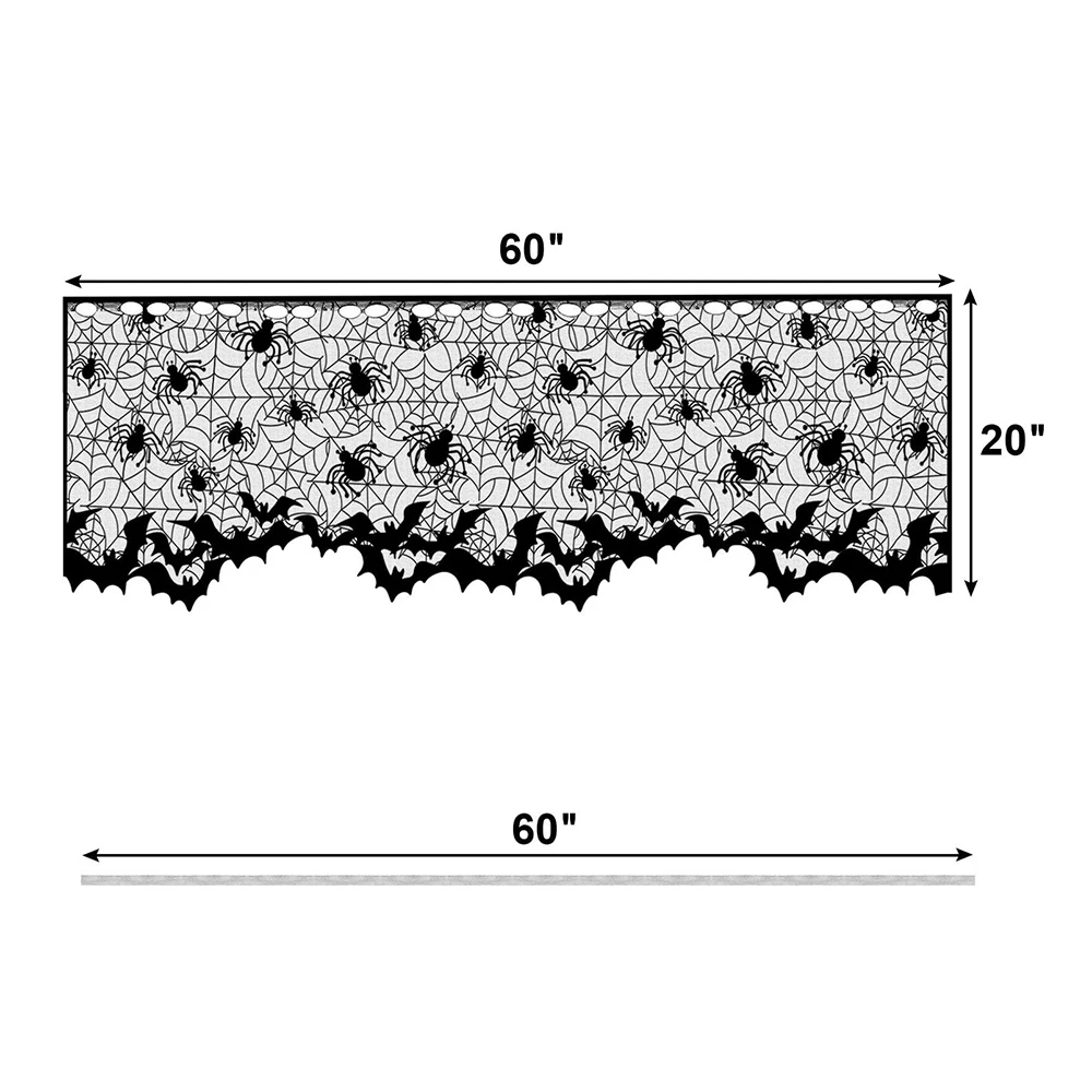 3 предмета в комплекте Хэллоуин трикотажные Шторы лампа Обложка козырек от
