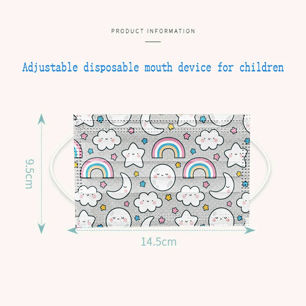 

Children's mask Disposable Face Mask Industrial 3Ply Ear Loop Mask Mouth Cover Protect Mouth Nose Soft and Breathable Protection