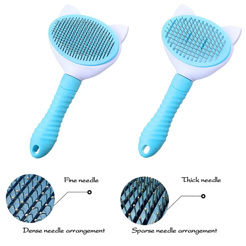 

Cat Comb High Quality Pet Hair Remover Cleaning Cat Brush Professional Grooming Brush for Dogs Cats Pet Chiens Dog Bath Supplies