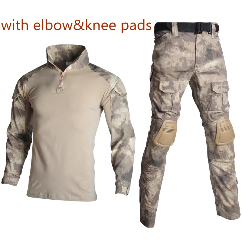 Набор армейской тактической боевой одежды военная Униформа страйкбола