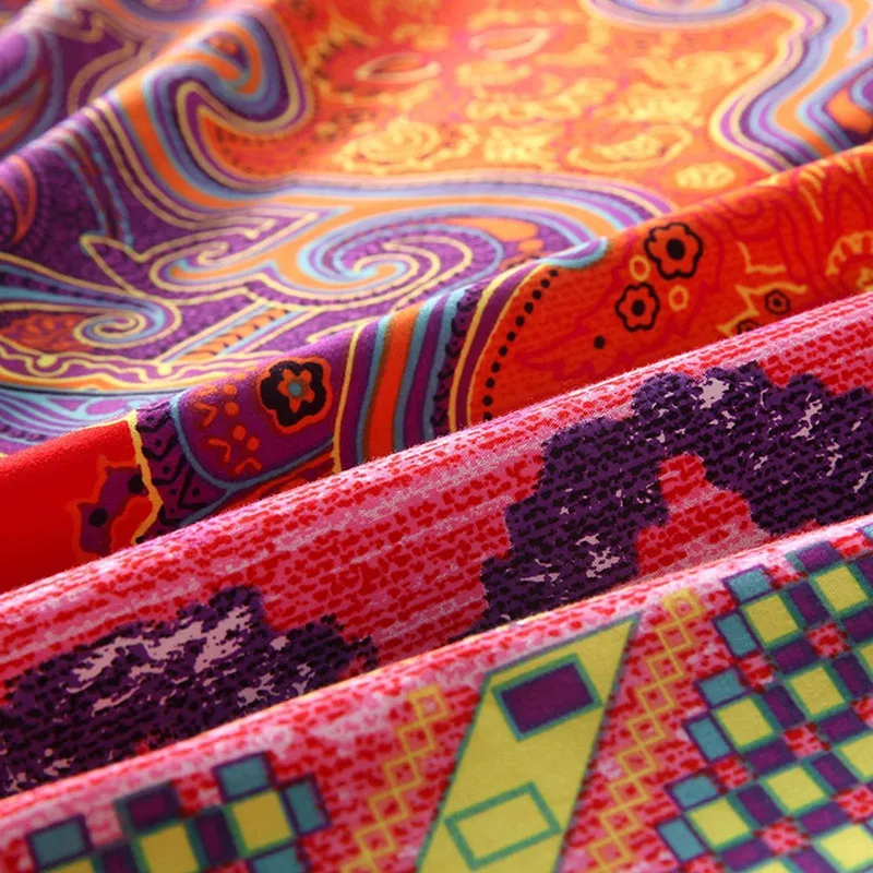 Комплект постельного белья с богемным принтом размеры 68*86 36*20 дюймов 2 шт./3 шт. |