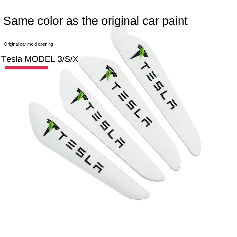 

Двери автомобиля протектор для Tesla модель 3 боковой двери бампера боковая полоса царапин защита Стикеры Model3 ModelY модели 4 шт./компл. 2017-2020