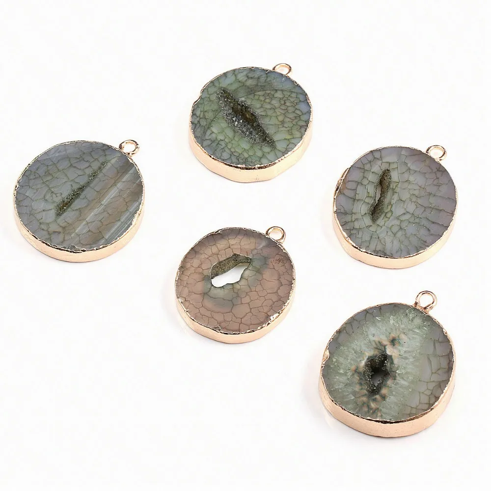 Натуральный камень модная геометрическая форма Ранда для рукоделия материалы