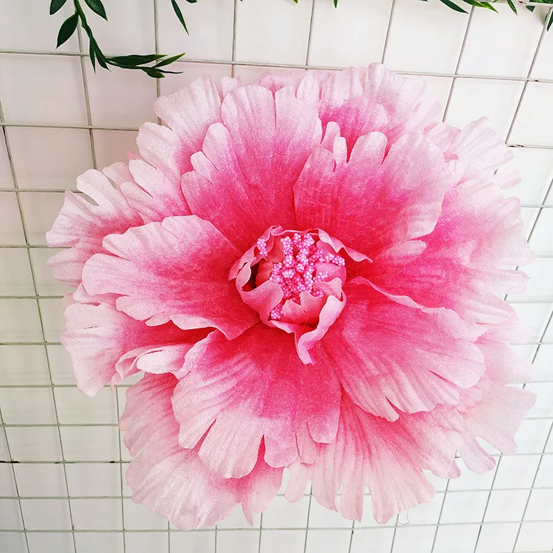 80 см искусственные большие цветы пиона головка Свадебный декор Арка фон для дома