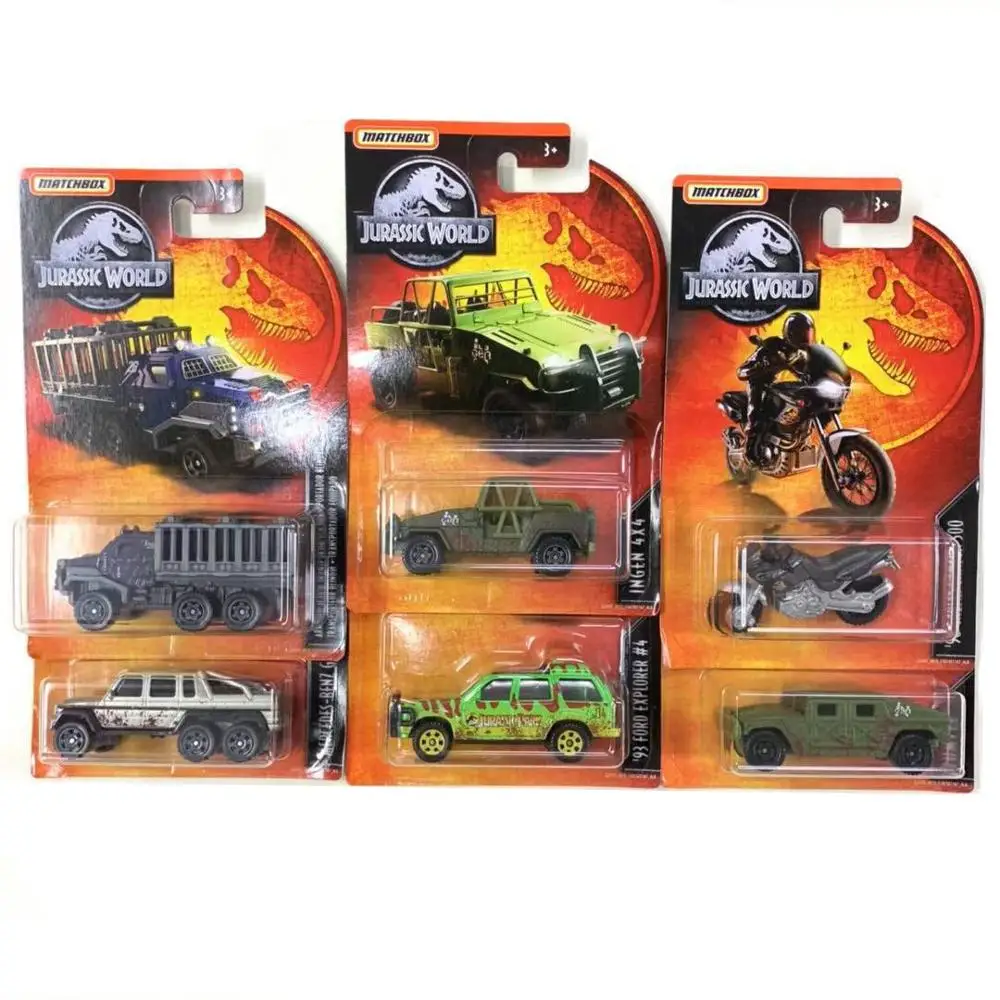 Спичечного коробка 1:64 автомобиля из фильма Парк Юрского периода JEEP WRANGLER BENZ G63 AMG