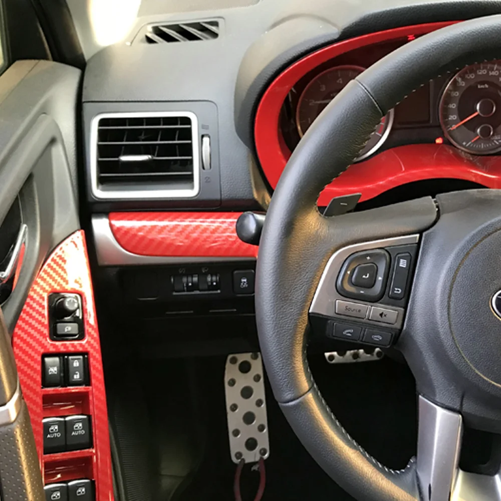 

Car Gear Panels Window Lift Covers Interior Trim Auto Accessories For Subaru Forester SJ 2013-2017 XV Crosstrek GP 2012-2016