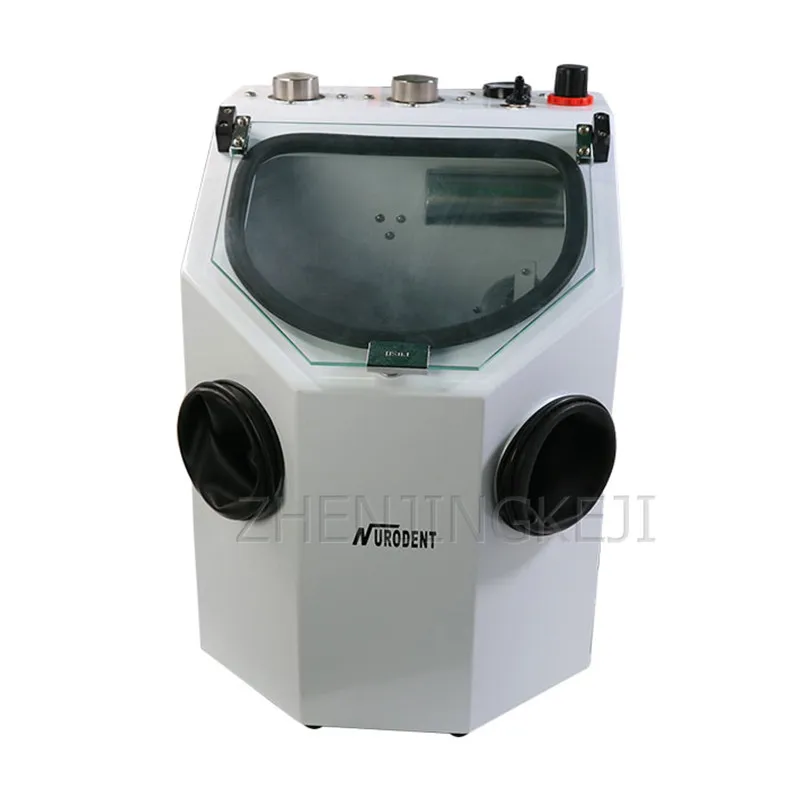 

220V Dental Sandblasting Machine Dental Technology Jewelry Jade Equipment Automatic Porcelain Double Pen Sand Blast Apparatus