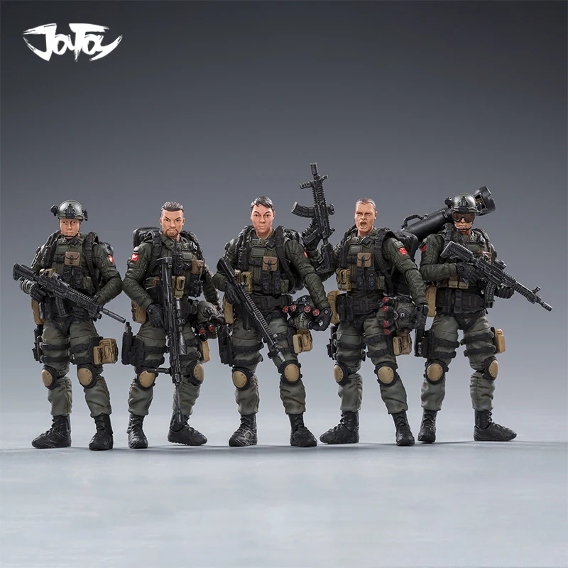 Экшн фигурки JOYTOY 1/18 12 шт. модели солдат из пла игрушки подарок на день