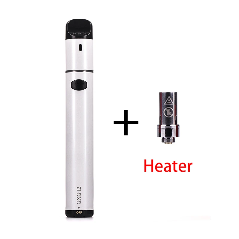 white with heater Kamry 100 комплект нагревательной ручки vape ручка комплект 1900 мАч нагрев не горит для сигарет комплект vs Kamry kecig 2,0 плюс justfog Q16 - Цвет: white with heater