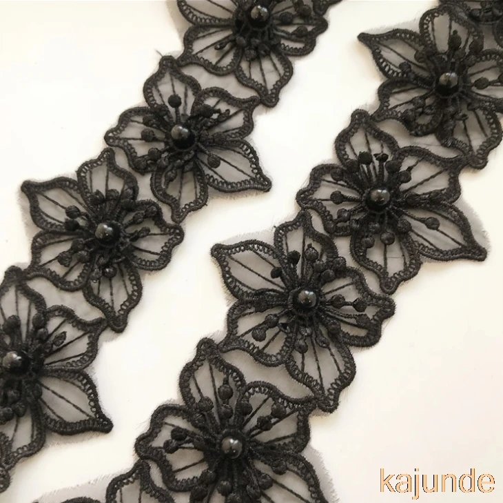 Жемчужное свадебное платье с 3D цветами кружевной отделкой по краям вышитая лента