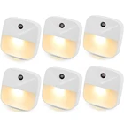 Автоматический светодиодный ночник с настенным разъемом, сенсорный светильник для детей, спальни, прихожей, лестницы, коридора, 10-1 шт.