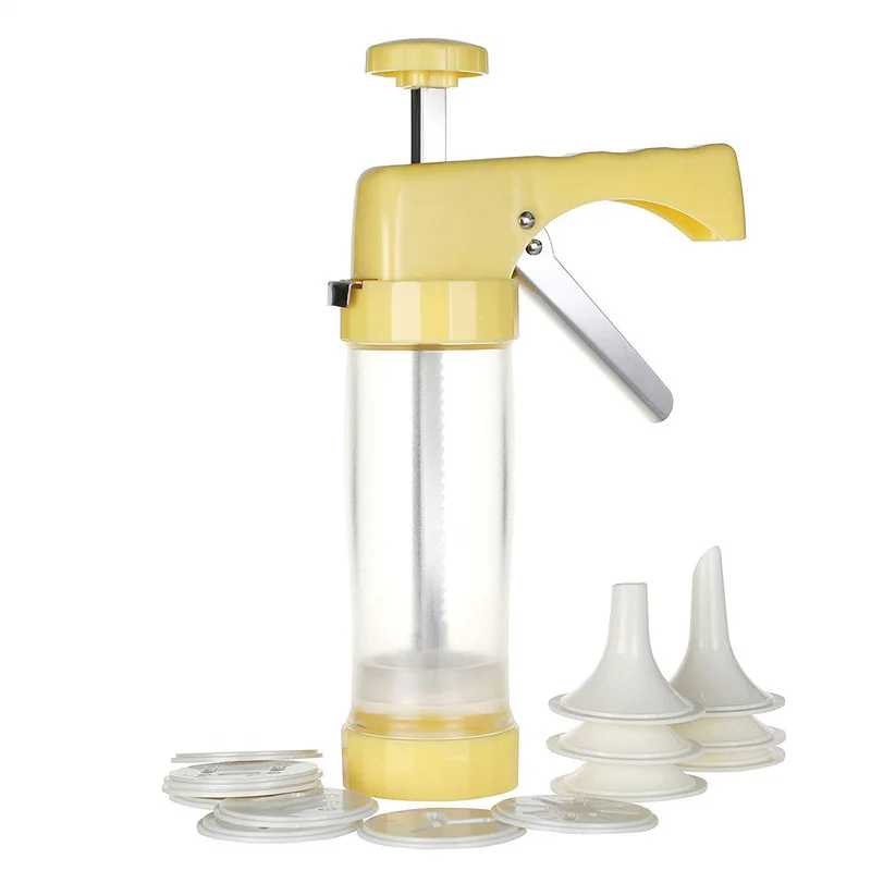 

Kitchen Dining Bakeware Cookie Mold Machine Churreria Churros Filler Manual Spanish Donuts Filling Dessert Baking Pastry Tools