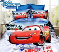 mcqueen car bedding set single size bed sheet duvet cover for boys room twin bedspread coverlets 3d printed 234 pcs hot sale