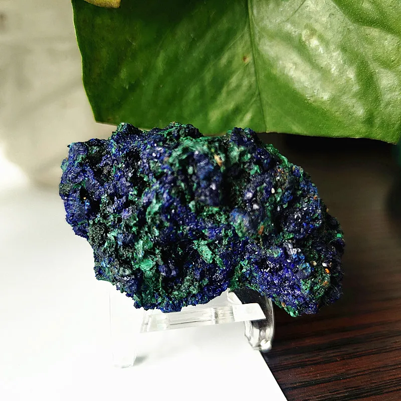 Высококачественный натуральный камень azurite и Малахитовый симбиотический