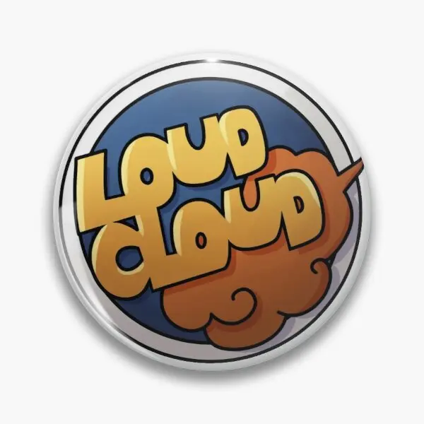 

Loud Cloud Shirakumo Patch Customizable Soft Button Pin Badge Fashion Collar Cartoon Gift Cute Metal Creative Lover Hat