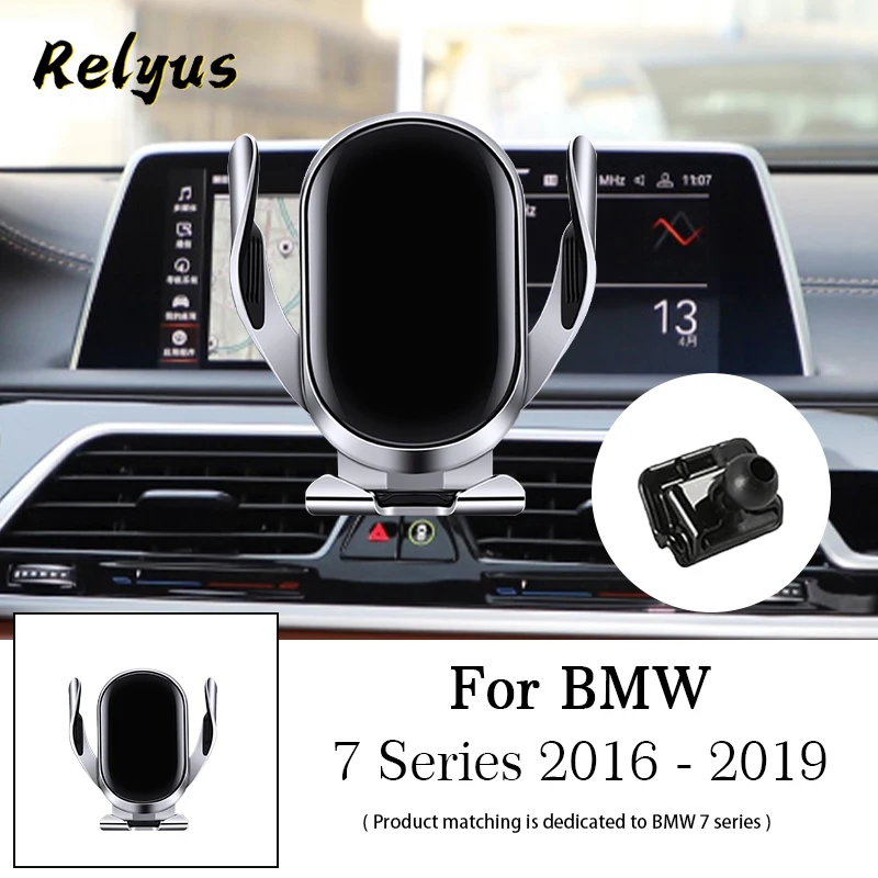 

Car Wireless Charger Car Mobile Phone Holder Air Vent Mounts Gps Stand Bracket For BMW 7 Series 730i 740i 750i G11 G12 2016-2019