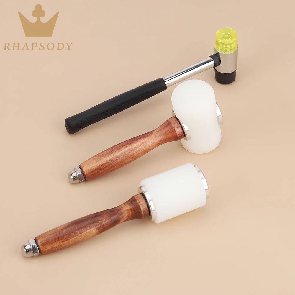Leather Craft Carving Hammer Cowhide Punch Cutting Sewing DIY Working Saddle Making Tools and Supplies Kits | Дом и сад