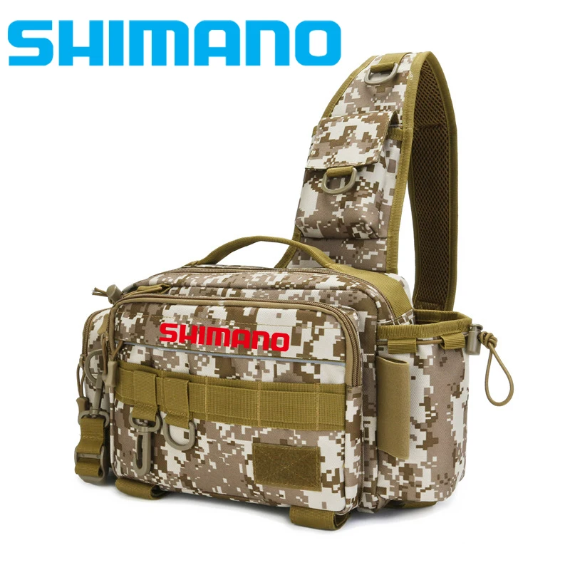 

Shimano Fishing Backpack Climbing Bags Outdoor Military Shoulder Backpack Rucksacks Bag for Sport Camping Fishing Bag Molle Army