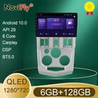 NaviFly 7862 6 ГБ + 128 Гб QLED экран 1280*720 Android 10,0 Автомагнитола Аудио мультимедийный видеоплеер для Renault L90 2004 - 2009 BT
