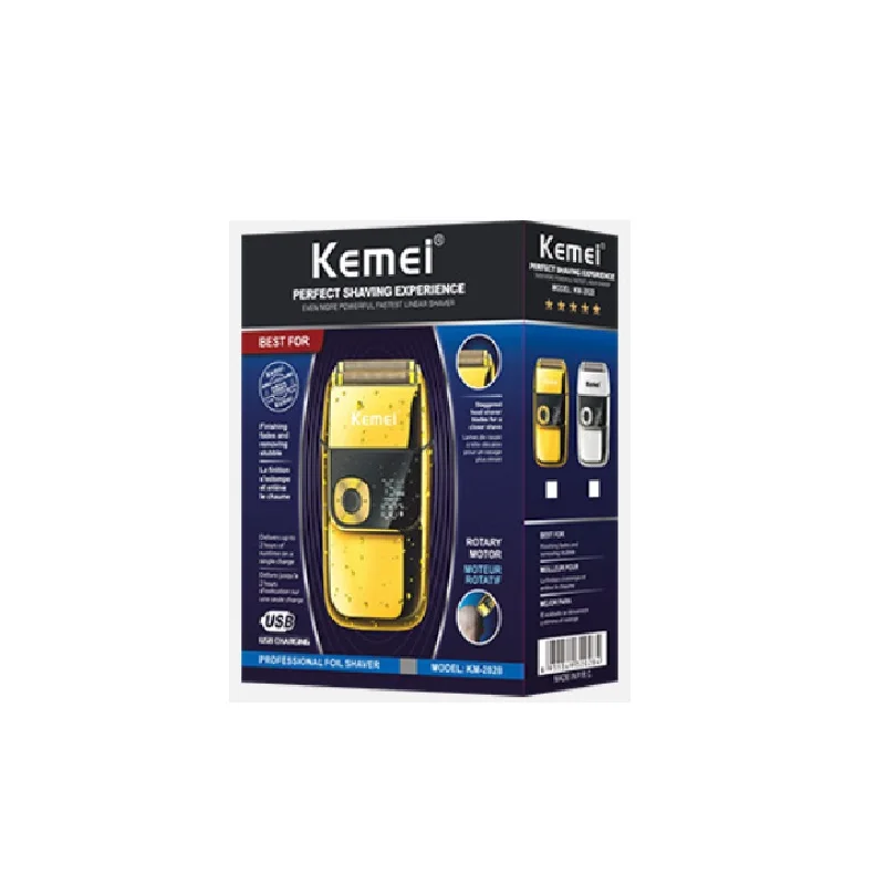 

Kemei 2 in 1 Shaver Rechargeable Electric Beard Trimmer Shaving Machine for Men Twin Blade Washable Reciprocating Beard Razor