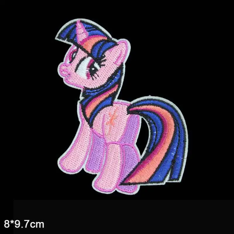 Нашивка С Вышивкой единорога лошади для девочек и мальчиков|cartoon iron on|iron onclothes patch |