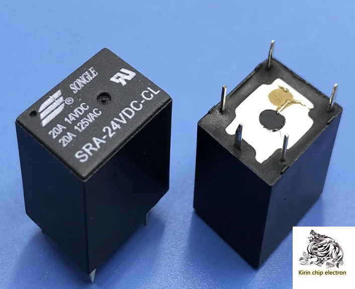 5 шт./лот контактный черный реле 12 24vdc cl в В 24 T74 20 А Songle|Интегральные схемы| |