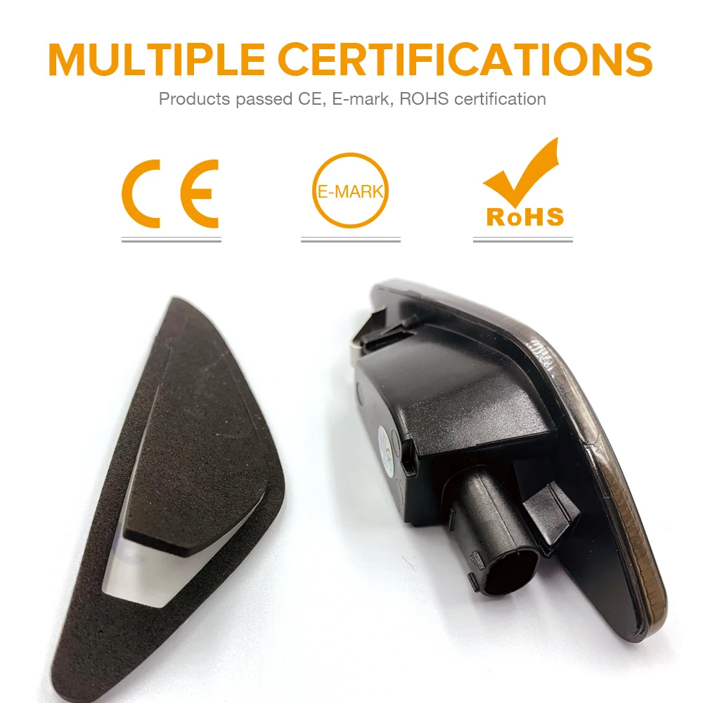 2 шт. светодиодный динамический боковой габаритный указатель поворота