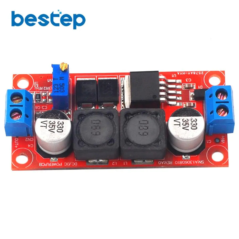 Повышающий потенциал 5 А понижающий регулятор постоянного тока модуль питания с