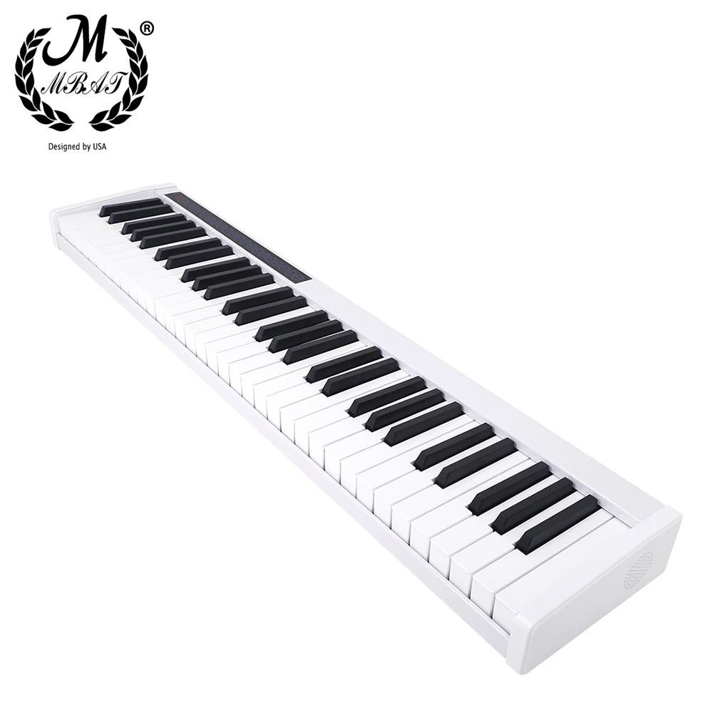 Умная Электронная пианино клавиатура M MBAT 61 клавиша MIDI выход 128 тонов ритмов 20