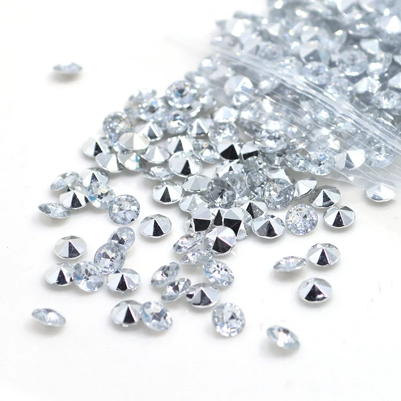 500 шт. 8 мм свадебное украшение для вечеринки свадьбы конфетти Алмазный Свадебный