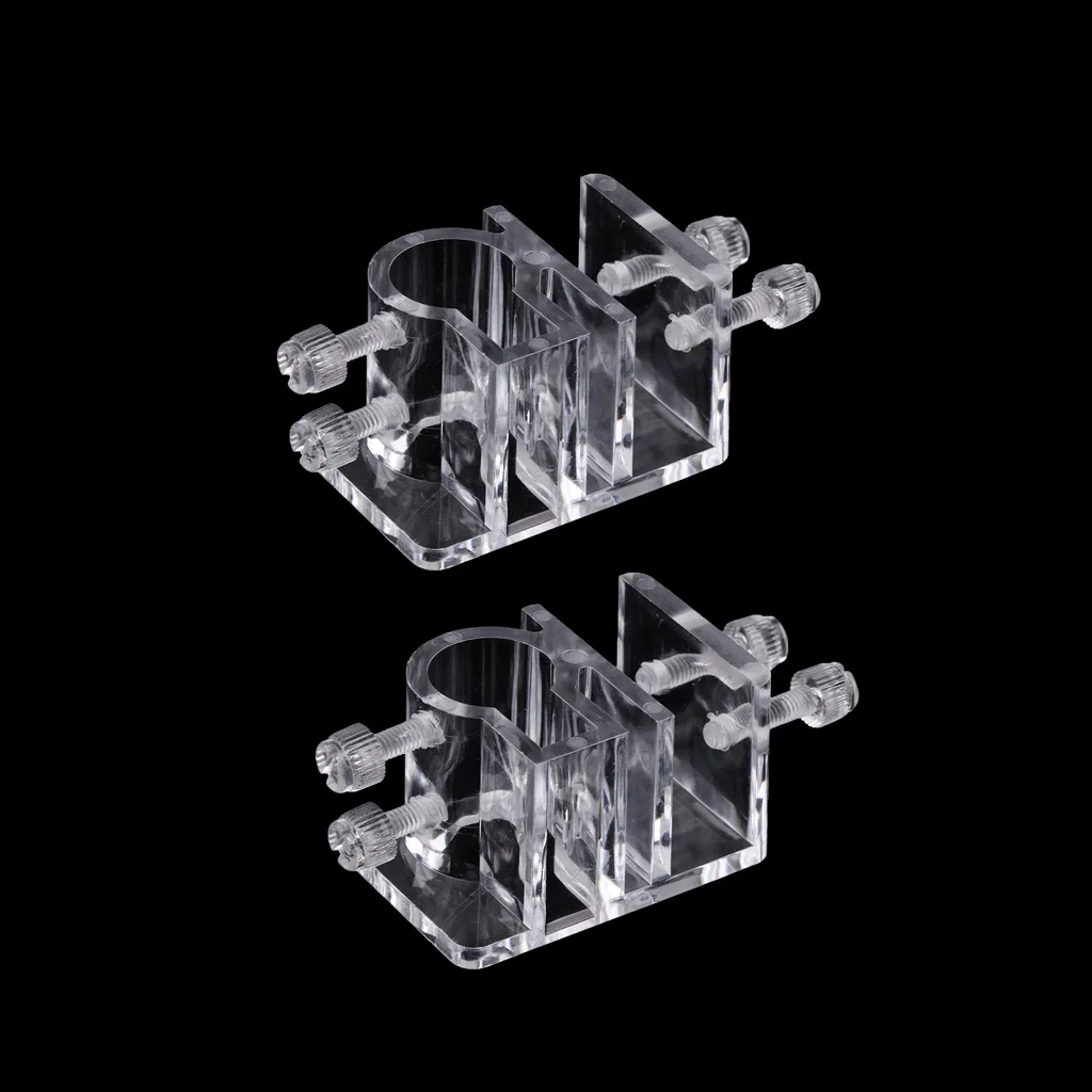 2 шт. аквариум 26 мм Диаметр водопроводная труба Фиксатор Зажим держатель акрил