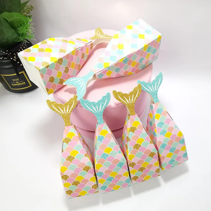 

50PCS Baby Shower Decoration Party Candy Box Kids Happy Birthday Party Favor Baptism Gift Bag