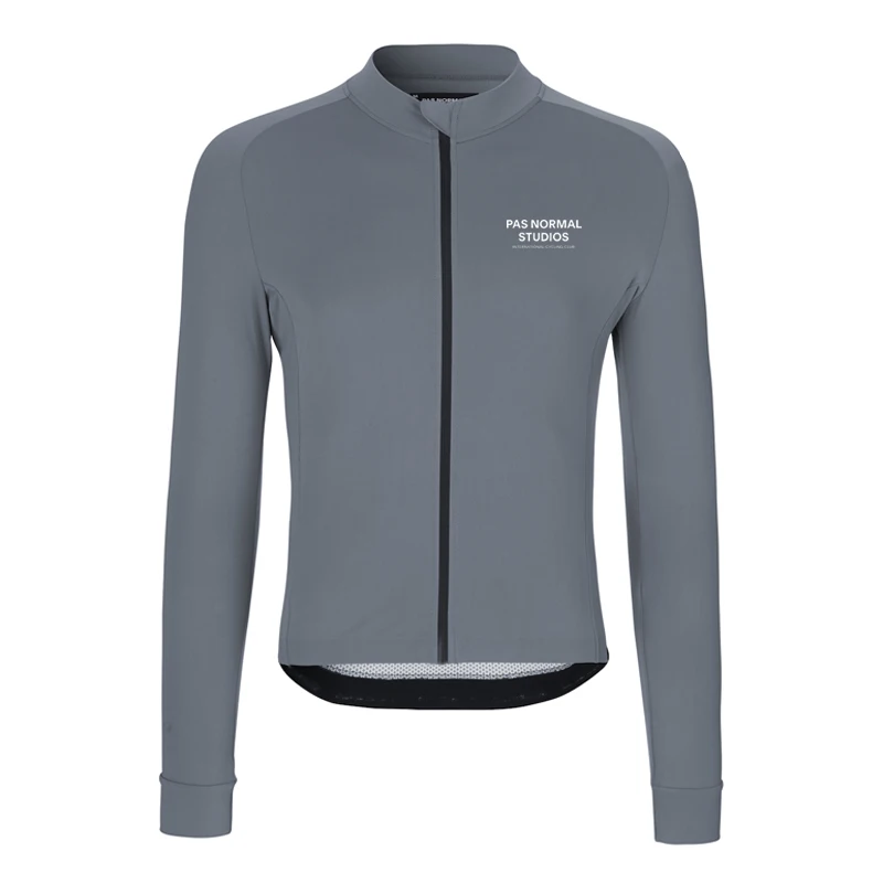 Велосипедная Джерси 2021 PNS Pro Team серая зимняя Тепловая флисовая - Цена: 2080.36