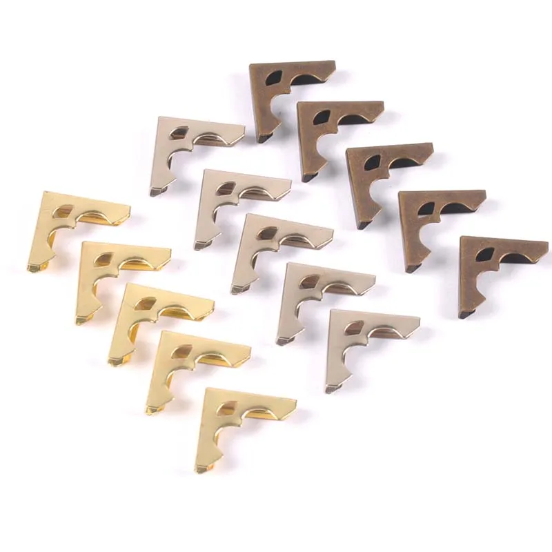 50 шт. 16x16 мм Античная металлический книжный Скрапбукинг тетрадь Альбомы меню