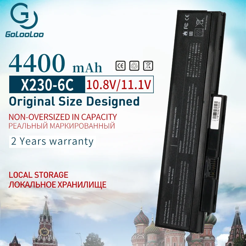 

Аккумулятор Golooloo для ноутбуков Lenovo Thinkpad X230, X230i, X230S, 45N1024, 45N1028, 45N1029, 45N1020, 45N1021, 6 ячеек, 11,1 В