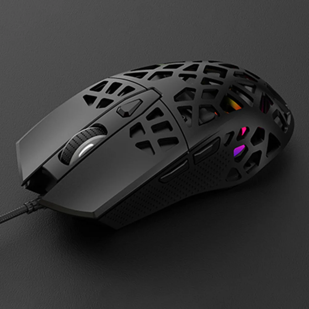 Распродажа! Мышь игровая Проводная с RGB подсветкой 6 передач 6200 DPI | Компьютеры и