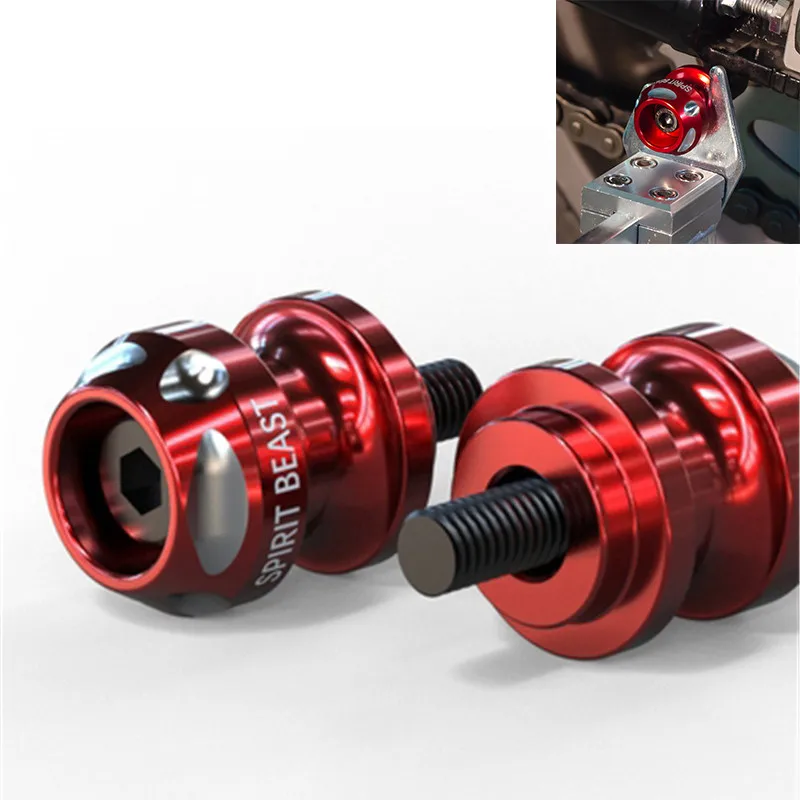 

Creative Design 6MM 8MM 10MM Universal Motorcycle Swingarm Slider Oilslick Metal Moto Stand Screw Scooter Swingarm Spools Parts
