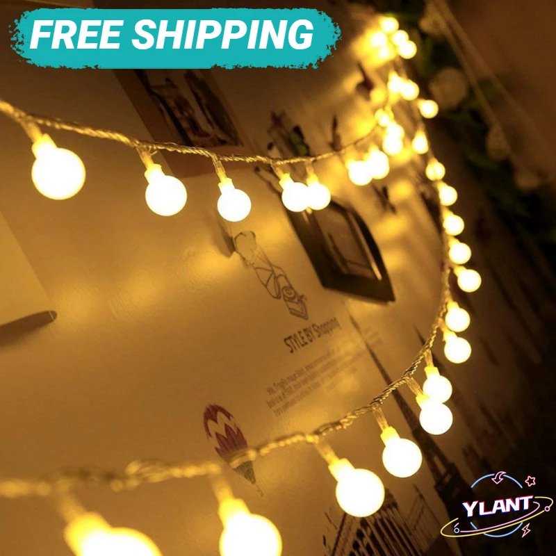 

10M 80 Led Fairy Lights USB Outdoor/Indoor Street Garland Christmas/New Year Xmas Festoon LED Lights String For Home Decoration