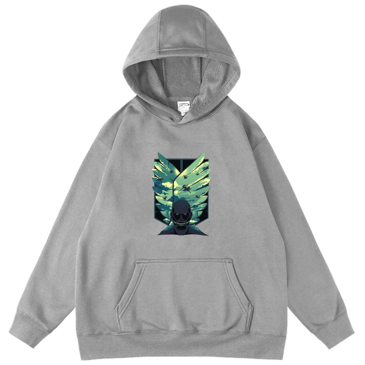 

Attack on Titan Japanese Animation Print Oversized Hoodie Clothes Children's Clothing Pullover Hoodie Sweatshirt for Teens