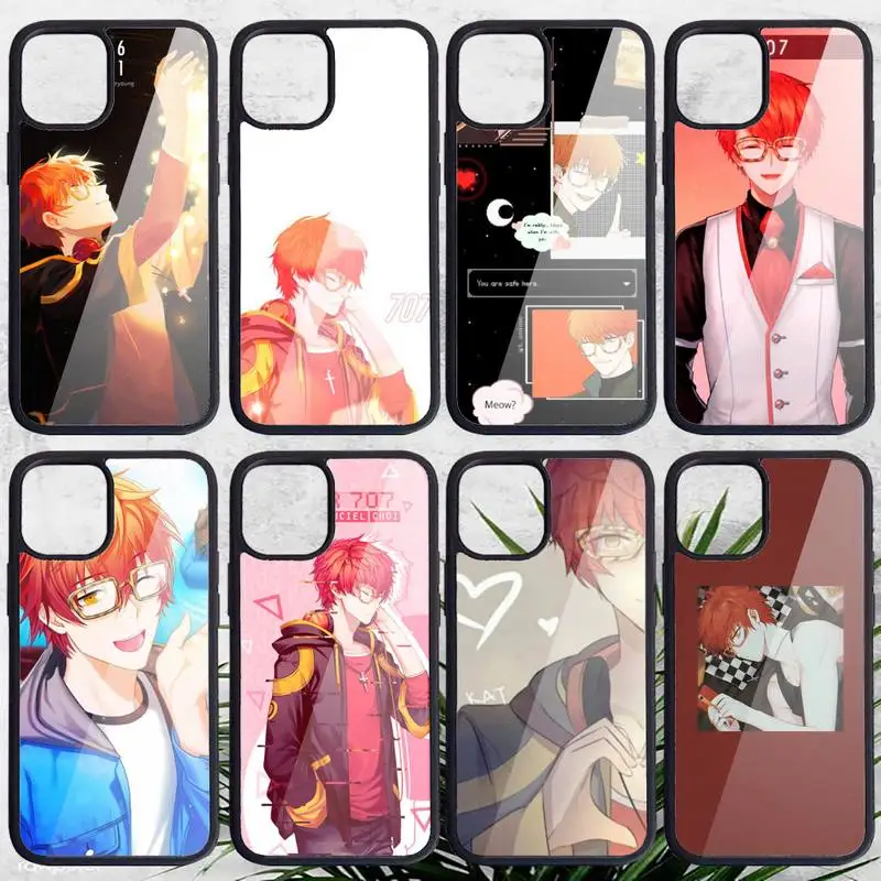 

707 Mystic Messenger Phone Case PC for iPhone 11 12 pro XS MAX 8 7 6 6S Plus X 5S SE 2020 XR