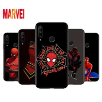 hot marvel spiderman art soft tpu for huawei honor v30 30 x10 30i 10x 30s 20s view 20 v20 pro plus lite ru black phone case