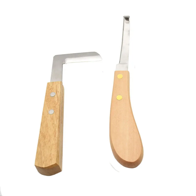 Нож для обрезки скота 1 шт. правой руки двухсторонние ветеринарные овец коз