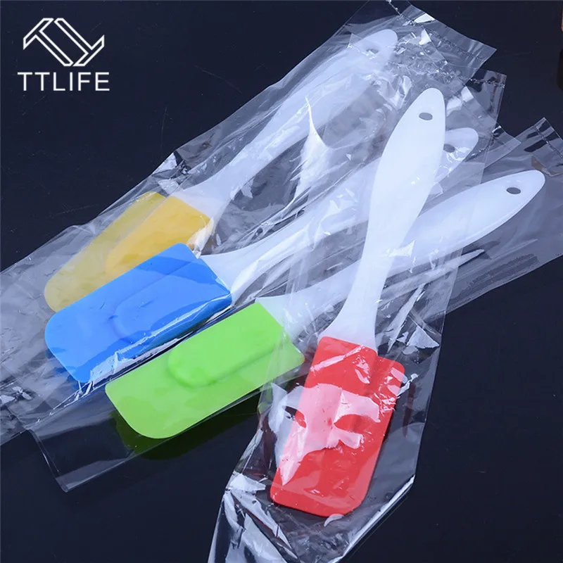 TTLIFE съемный силиконовый шпатель для выпечки скребок сливочное масло обработать