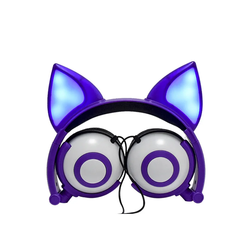 

Earphone Factory Cat Ear Luminous Children's Earphone Headphone