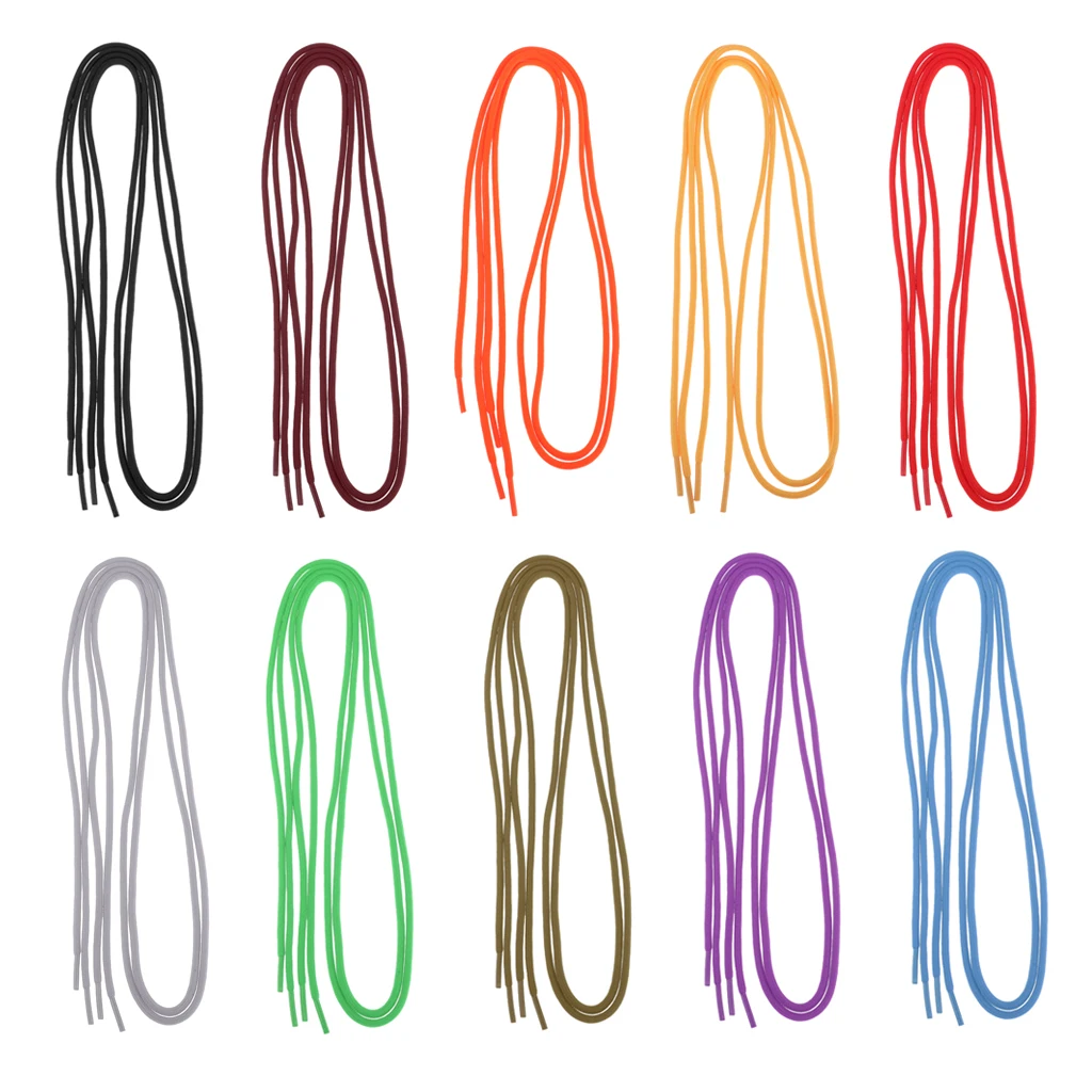 Толстые шнурки круглые атлетические для обуви 4 фута 1 2 м длинные сменные ботинок