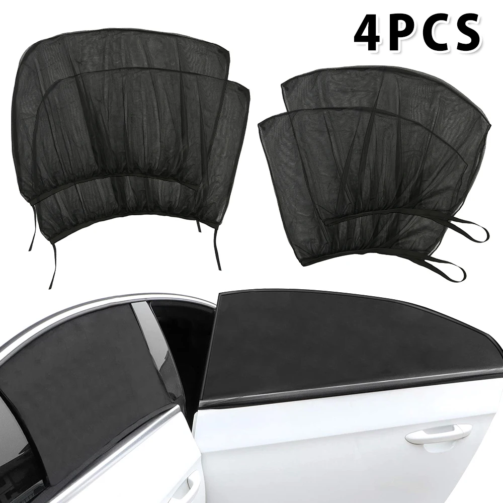 

Sunshade Curtain Rear Window Cover UV Protection Sun Shade Visor Shield Window Film Car Accessories Auto Summer Styling 4/2pcs
