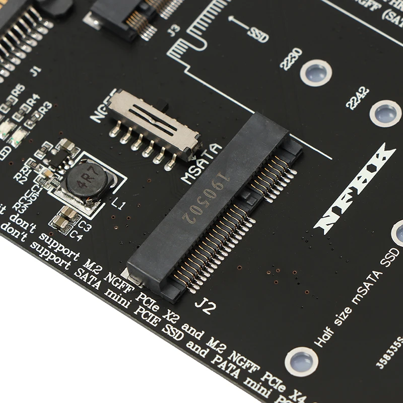 M.2 NGFF MSATA SSD to 2.5 inch SATA 3.0 Adapter & Converter Card for PC and Laptop Storage Expansion image 5